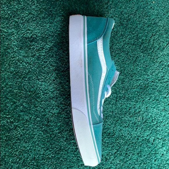 Aqua Women’s Vans size 8.5 - Picture 3 of 5